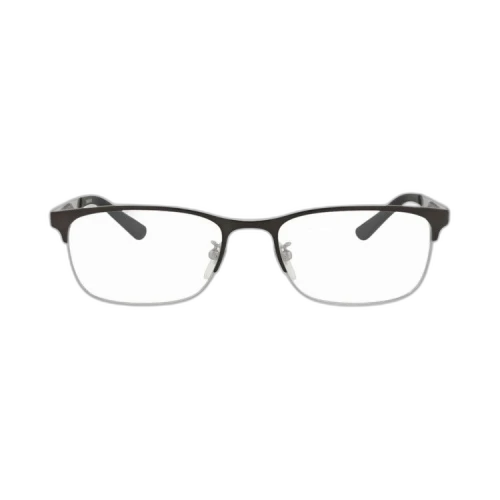 Gucci Square Optical Glasses 'Ruthenium/Black/Transparent'