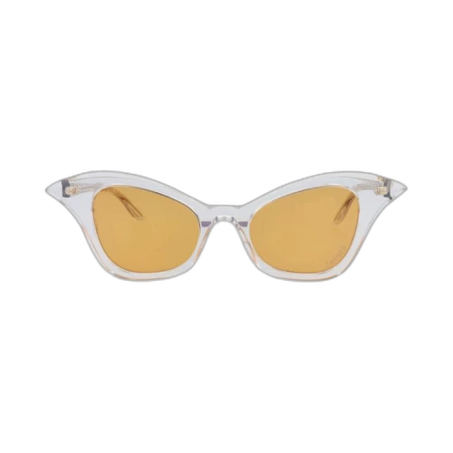 Gucci Cat Eye Sunglasses 'Crystal/Orange'