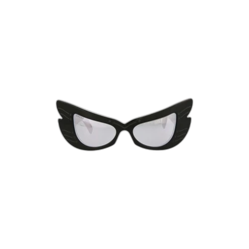 Gucci Cat Eye Sunglasses 'Black/Silver'