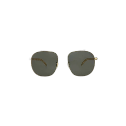Gucci Square Frame Sunglasses 'Gold/Grey'