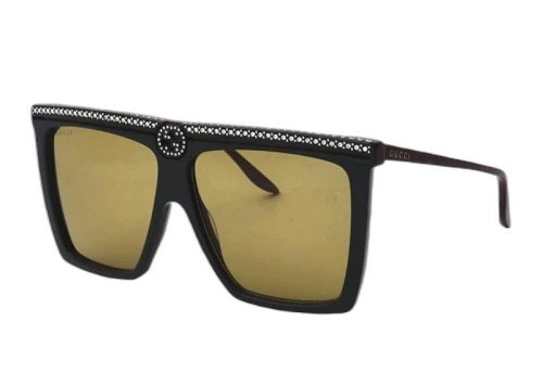 Gucci Square Sunglasses Black (GG0733S-005-62)
