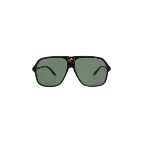 Gucci Aviator Sunglasses 'Black/Green'