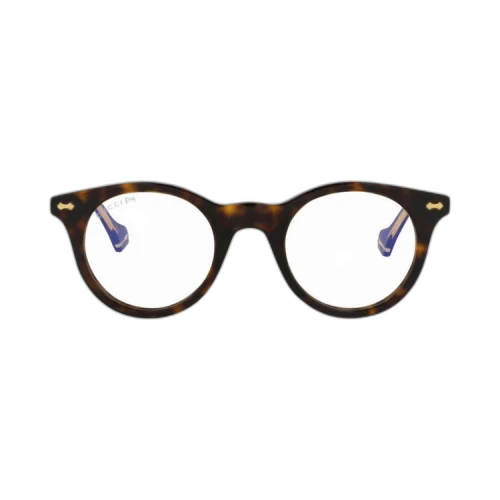 Gucci Round Sunglasses 'Havana/Yellow'
