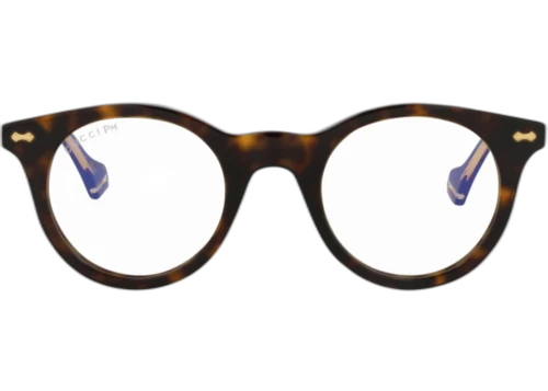 Gucci Round-Frame Acetate Sunglasses Havana Havana Yellow (GG0736S-30008901-005)