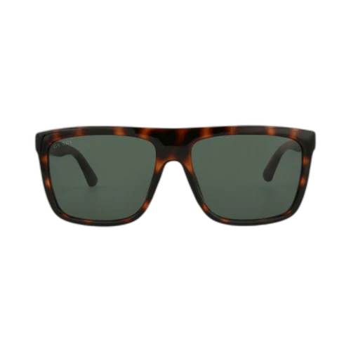 Gucci Square Sunglasses 'Havana/Green'