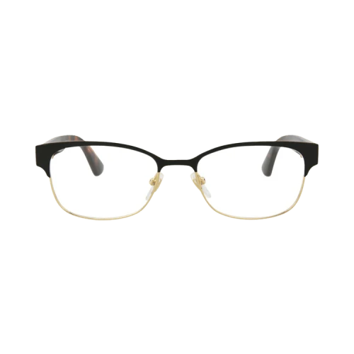 Gucci Square-Frame Metal Optical Frames 'Black Havana Transparent'