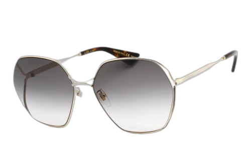 Gucci Round Sunglasses Gold/Gray Gradient (GG0818SA-001)