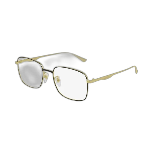 Gucci Square Eyeglasses 'Black/Gold'