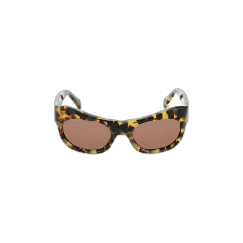 Gucci Square Frame Sunglasses 'Brown'