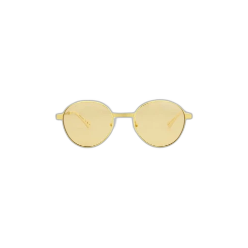 Gucci Round Frame Sunglasses 'Gold/Yellow'
