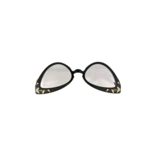 Gucci Cat Eye Sunglasses 'Black/Silver'