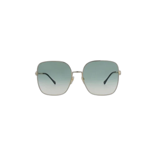 Gucci Square Sunglasses 'Gold/Green'
