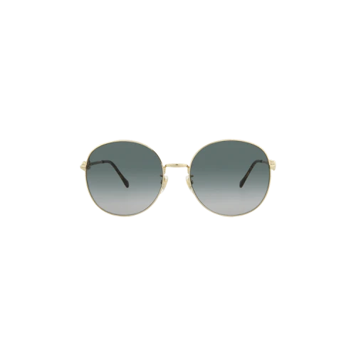 Gucci Round Frame Sunglasses 'Gold/Grey'