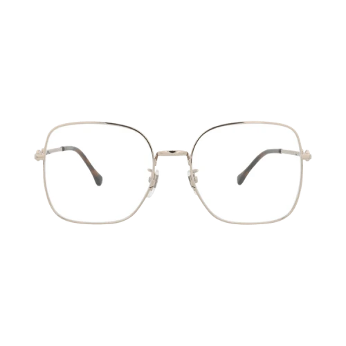 Gucci Square-Frame Metal Optical Frames Gold Gold Transparent (GG0883OA-30010300-003)