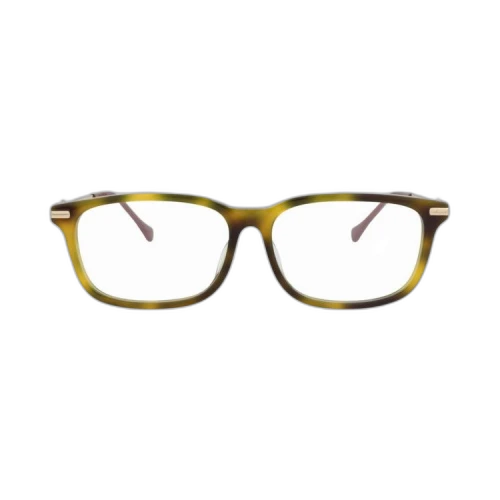 Gucci Square Optical Glasses 'Havana/Gold/Transparent'