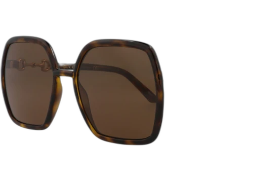 Gucci Square Rectangle Sunglasses Havana/Brown (GG0890S-30010368-002)