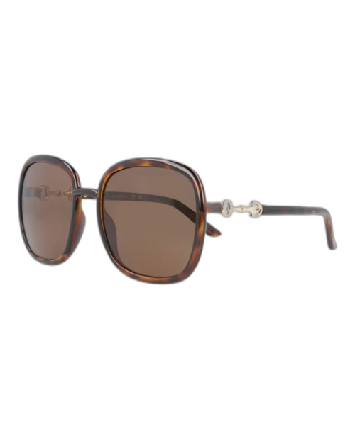 Gucci Square Sunglasses Havana/Havana/Brown (GG0893S-30010361-002)
