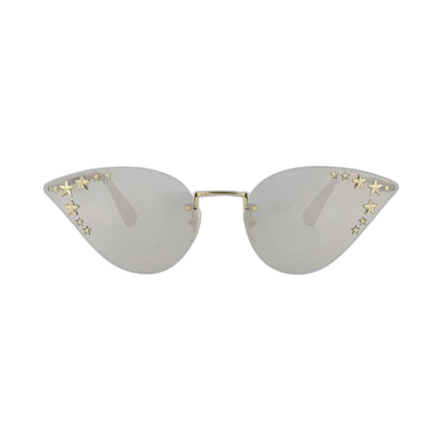 Gucci Cat Eye Glasses 'Gold/Silver'