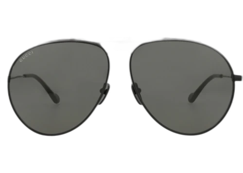 Gucci Aviator-Frame Metal Sunglasses Black Black Grey (GG0908S-30010529-004)
