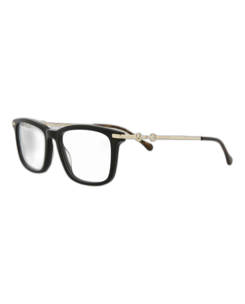 Gucci Square Rectangle Optical Frames Black/Gold/Transparent (GG0920O-30010464-001)