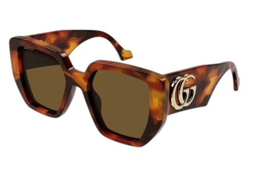 Gucci Square Sunglasses Tortise (GG0956S-007-FR)