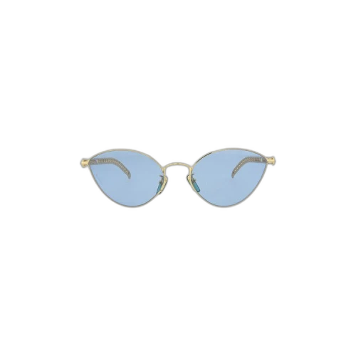 Gucci Cat Eye Sunglasses 'Gold/Blue'