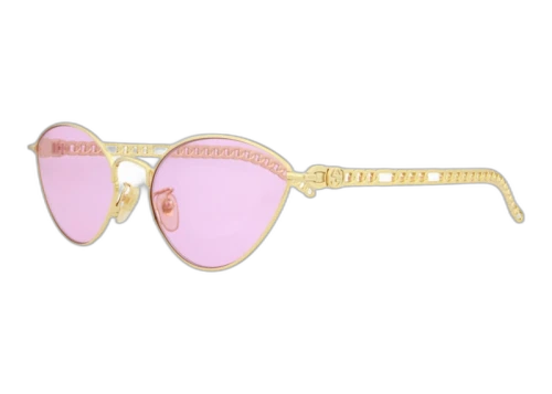 Gucci Cat Eye Sunglasses Gold/Pink (GG0977S-30011141-004)