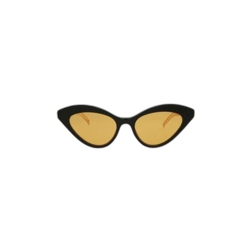 Gucci Cat Eye Sunglasses 'Black/Gold/Orange'