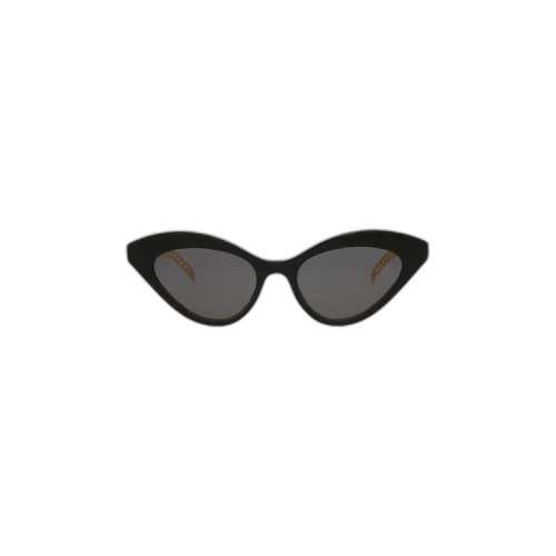 Gucci Cat Eye Sunglasses 'Black/Gold/Grey'