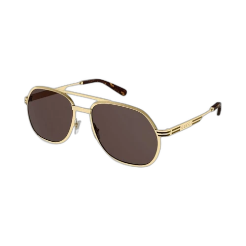 Gucci Aviator Sunglasses 'Gold/Brown'