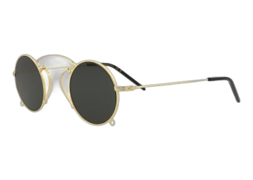 Gucci Round Oval Sunglasses Gold/Grey (GG0991S-30011395-002)