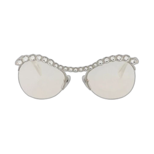Gucci Round Sunglasses 'Silver/Yellow'