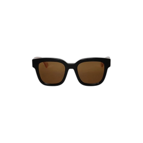 Gucci Glossy Square Sunglasses 'Black'