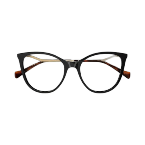 Gucci Cat Eye Frame Eyeglasses 'Black/Gold'