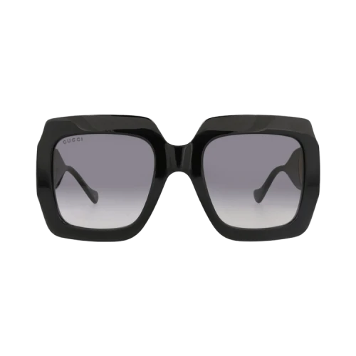 Gucci Square-Frame Injection Sunglasses 'Black Black Grey'