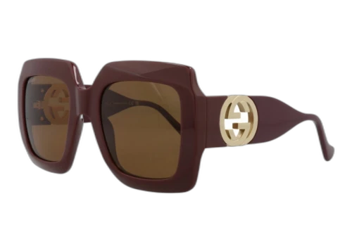 Gucci Square Rectangle Sunglasses Brown (GG1022S-30011773-007)