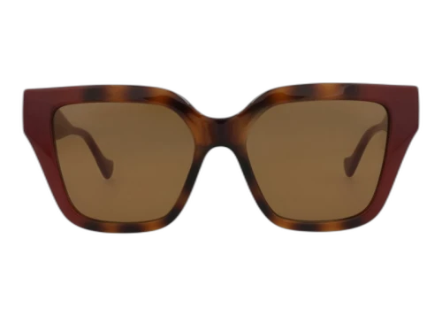 Gucci Square Frame Injection Sunglasses Havana/Burgundy/Brown (GG1023S-30011717-009-21107)