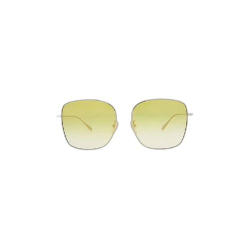 Gucci Oversized Square Frame Sunglasses 'Gold/Yellow'