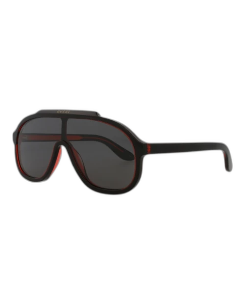 Gucci Aviator Sunglasses Black/Black/Grey (GG1038S-30011704-001)