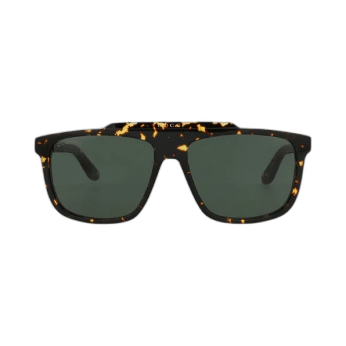 Gucci Aviator Sunglasses 'Havana/Green'