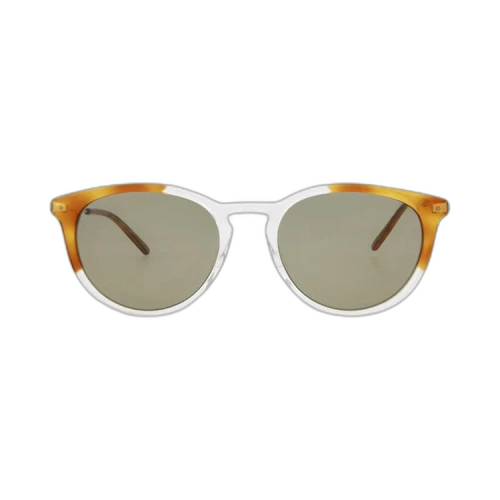 Gucci Round Sunglasses 'Havana/Silver/Brown'