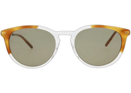 Gucci Round-Frame Acetate Sunglasses Havana/Silver/Brown (GG1048S-30011636-004)