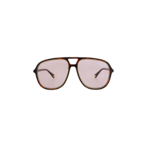 Gucci Aviator Sunglasses 'Havana/Pink'
