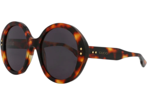 Gucci Round Oval Sunglasses Havana/Smoke (GG1081S-30012874-002)