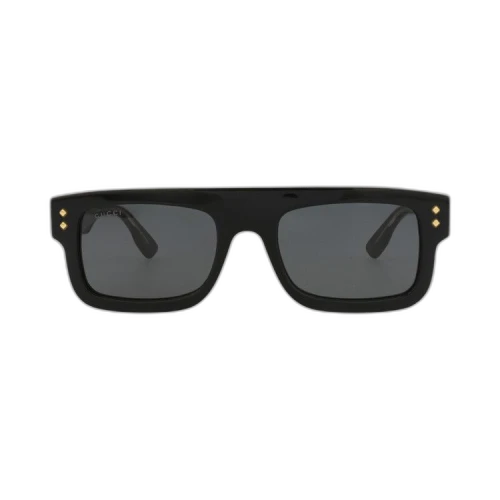 Gucci Square Sunglasses 'Black/Grey'