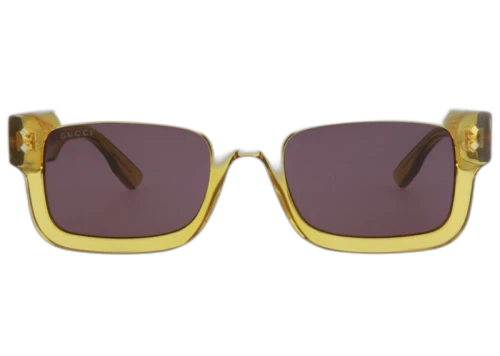 Gucci Square-Frame Acetate Sunglasses Yellow/Grey (GG1085S-30013035-003-70079)