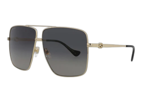 Gucci Aviator Sunglasses Gold/Grey (GG1087S-30012961-001)