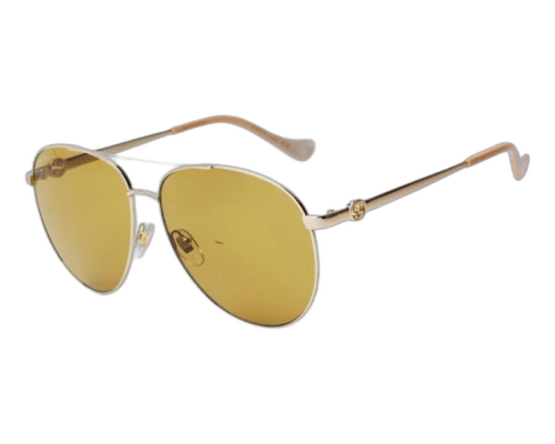 Gucci Aviator Sunglasses Yellow/Gold (GG1088S-003-61)