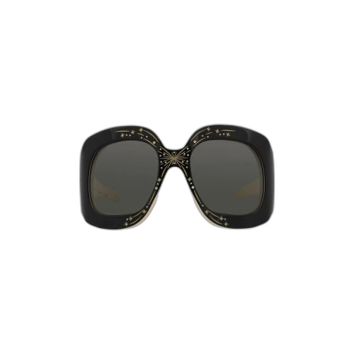 Gucci Wrap Around Sunglasses 'Black/Grey'