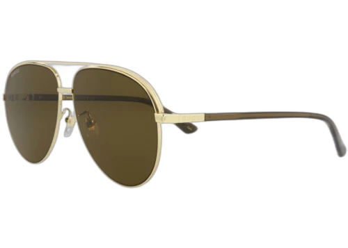 Gucci Aviator Sunglasses Gold/Gold/Brown (GG1098S-30012903-002)